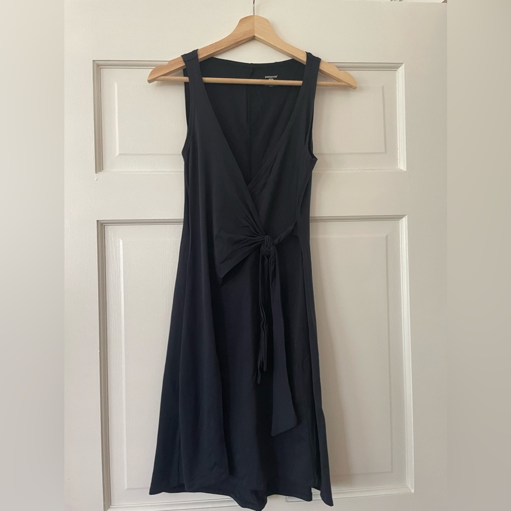 Patagonia Black Wrap Dress